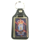 RAOC Royal Army Ordnance Corps Leather Medallion Keyring